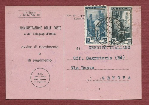 Avviso ricevimento genova - avviso,