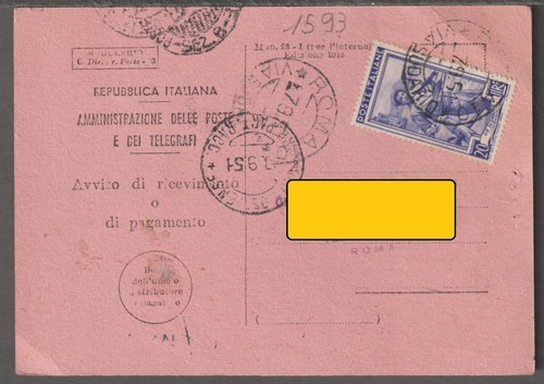1593 storia postale - 1593,