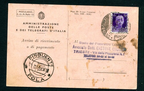 Croazia italia 1943 - italia,