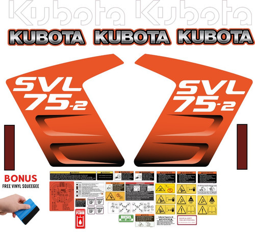 Adatto per kubota svl75 kit - per,