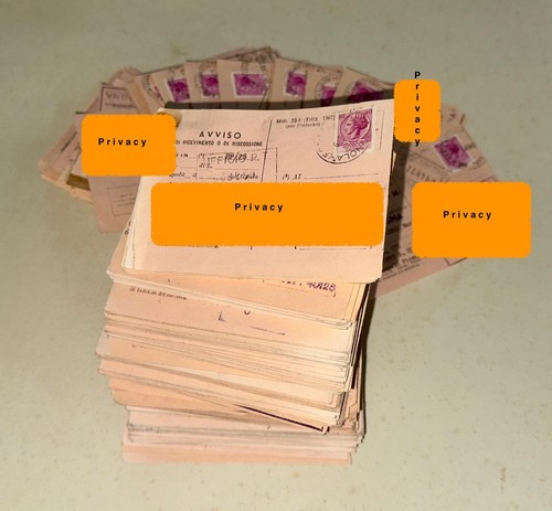 Storia postale lotto 200 - postale, di