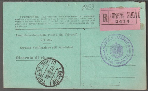1603 storia postale - ,
