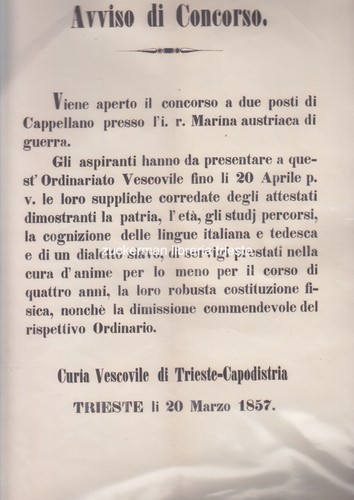 Avviso concorso cappell - avviso,