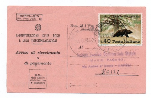 Avviso ricevimento 1968 - avviso,