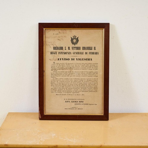 Avviso storico ferrara - avviso,