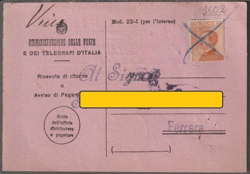 1602 storia postale - ,