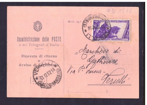 Avviso ricevimento regno - ricevimento,