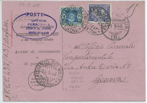 Avviso ricevimento - di,