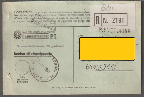 1614 storia postale - ,