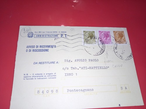 Cod 246 avviso - cod., ricevimento