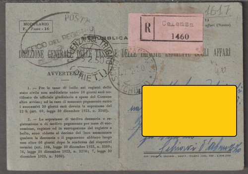 1617 storia postale - ,