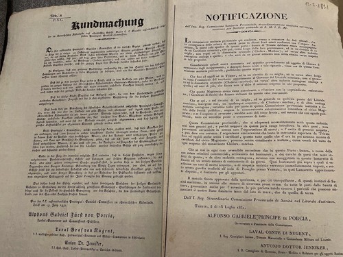 Notificazione 1831 sanità - 1831,
