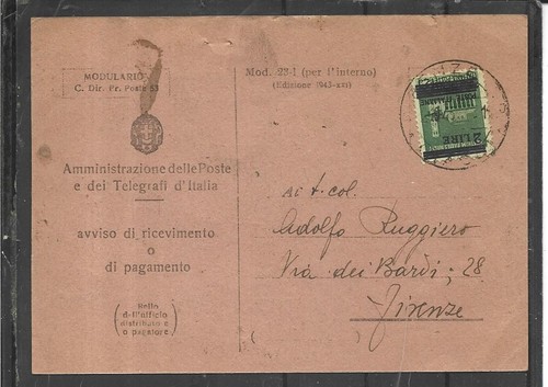 1945 isolato avviso - su, di
