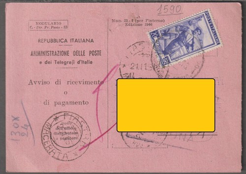1590 storia postale - postale,